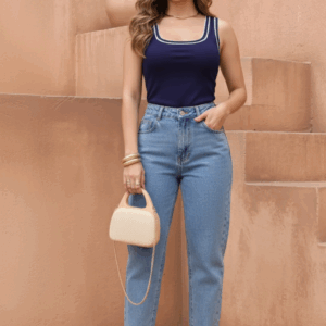 Regata bicolor - Azul