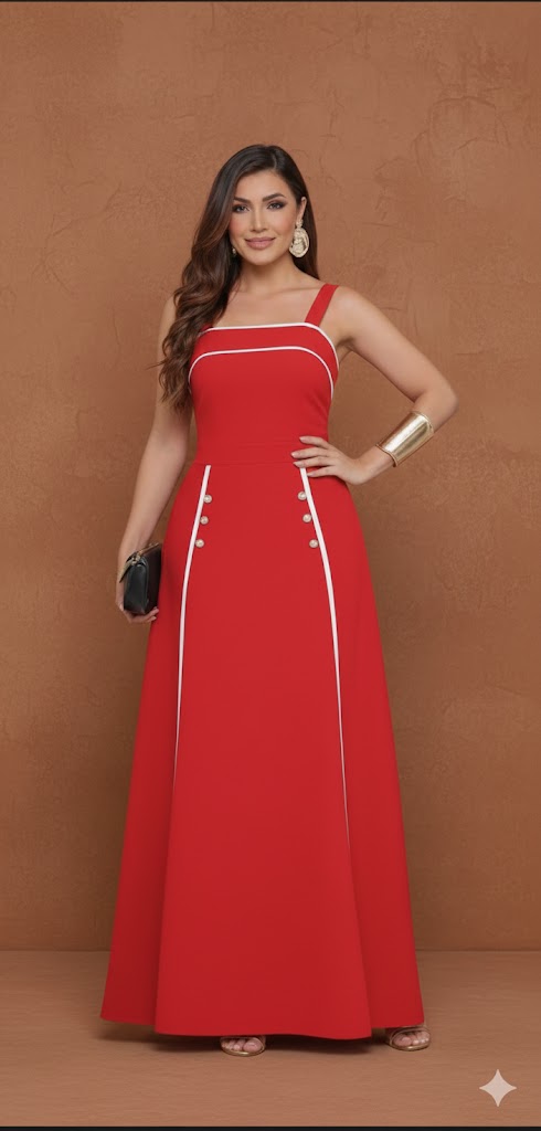 Vestido Longo Rubi